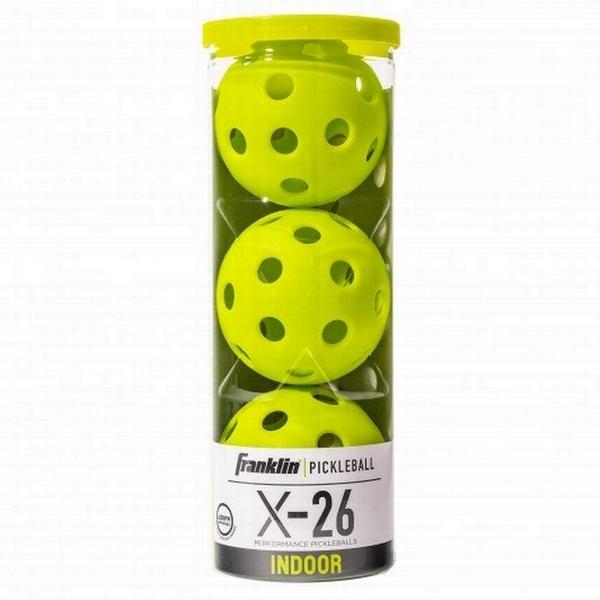 NEW Franklin X-26  Performance Indoor Pickleball Balls Blue USAPA Approved 3 pak 